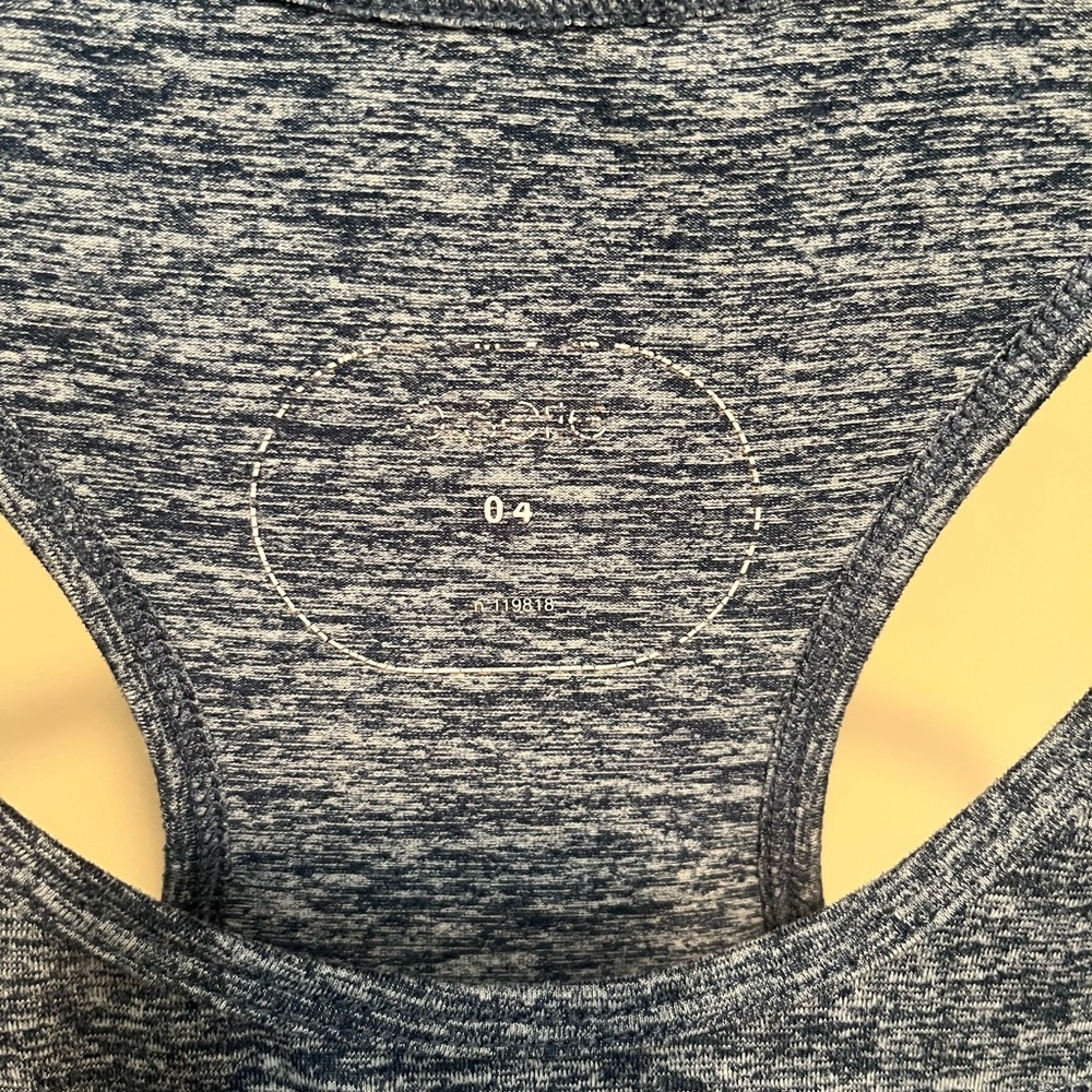 Oiselle Lux Heather BlueTank Top - Picture 3 of 3